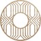 Ekena Millwork Empire Wood Fretwork Pierced Ceiling Medallion, Red Oak, 24"OD x 8 3/4"ID x 1/4"T CMWP24X24X0250EPRO - alternate 1